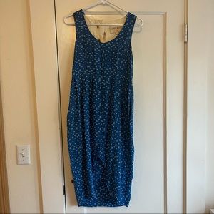 Vintage Lauren Moffatt silk dress size 4